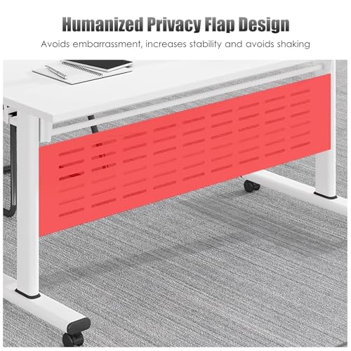 Table de conférence modulable pliante avec roulettes, idéale pour les espaces de travail collaboratifs et les salles de formation