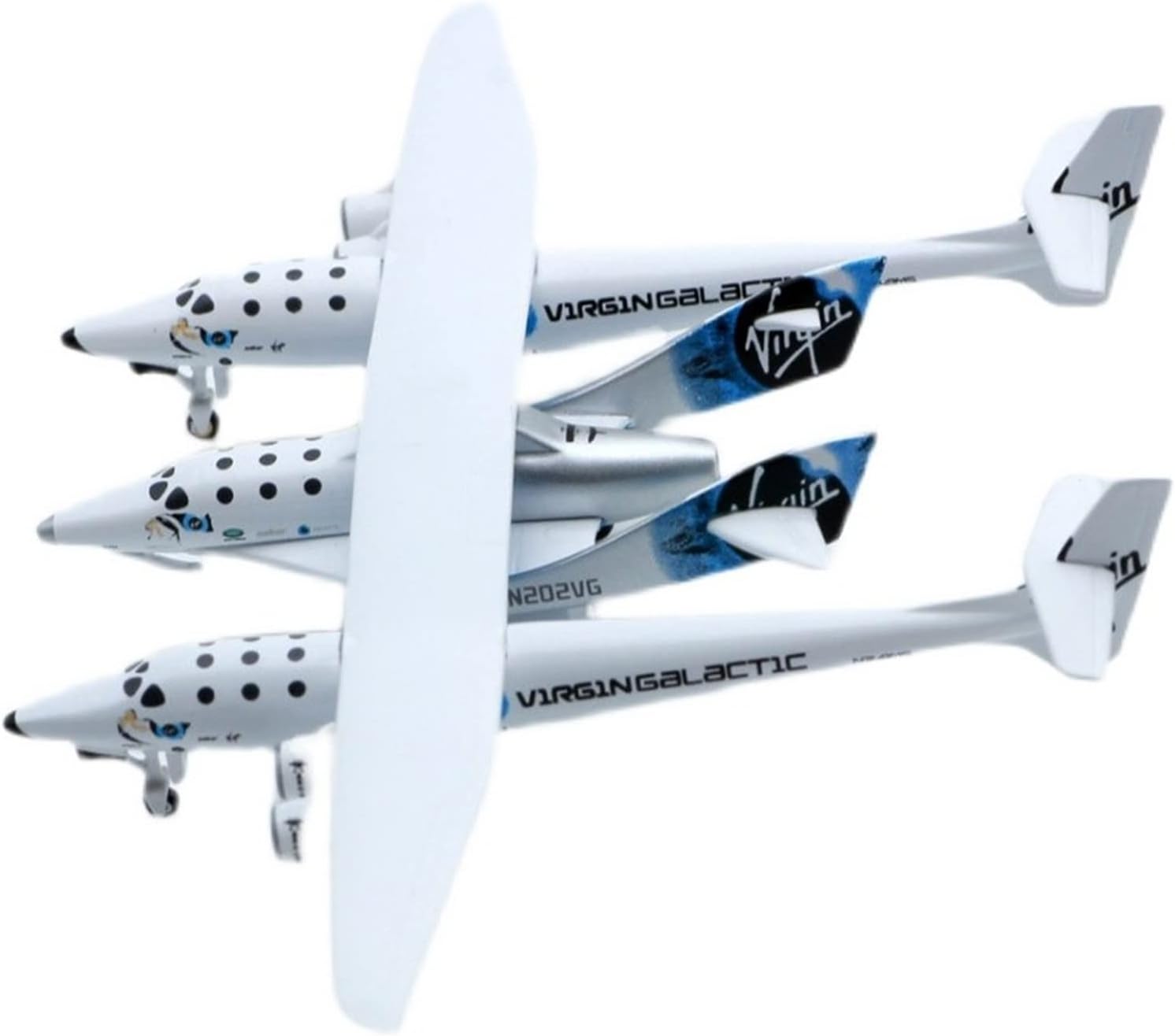 1 400 Scale Alloy Airplane Fit for N348MS Spaceship Craft Die-Cast Model Toy Series Hobby Playgame Kit