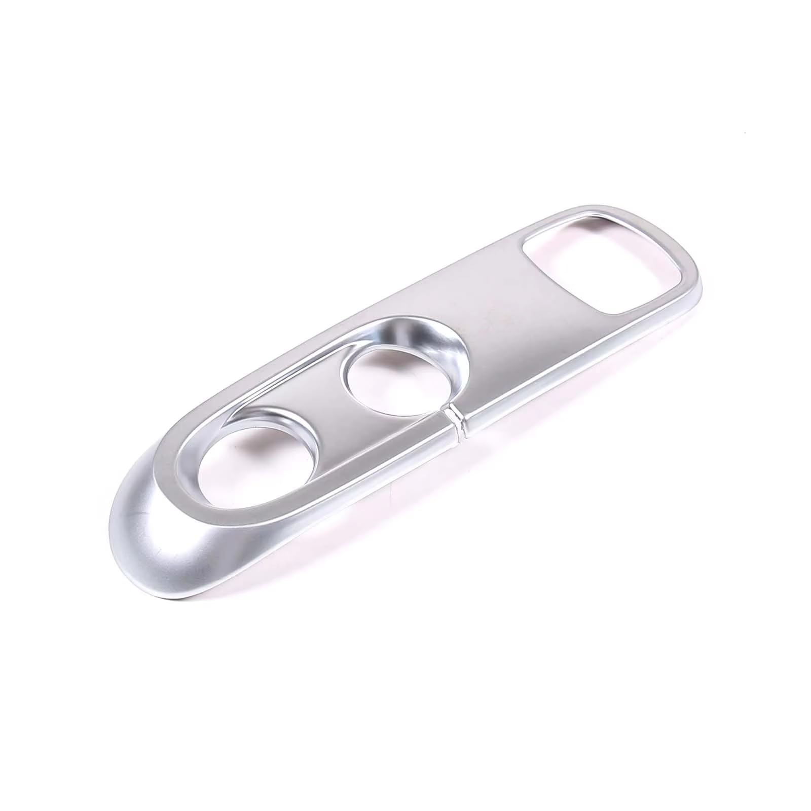 Amxaqjc Car Interior Moulding Trim for Benz for Smart 451 for Fortwo 2009-2015 Gear Shift Knob Panel Frame Cover Trim Car Interior Accessories(Silver)