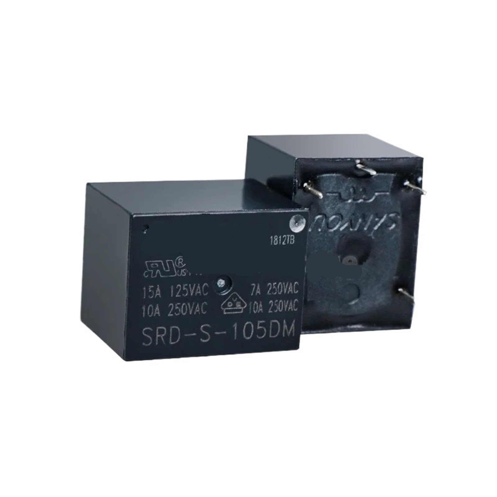 SRD-S-105DM SRD-S-112DM SRD-S-124DM SRD-S-148DM 5V 12V 24V 48V 10A 250VAC 4-pinowy przekaźnik 10 szt. (24VDC SRD-S-124DM)