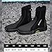 FytStycale 5mm Neoprene Dive Boots Wetsuit Boots Reinforced Toe Rock Crawling Rigid Sole Versatile Zipper Closure, EU 38 to 39