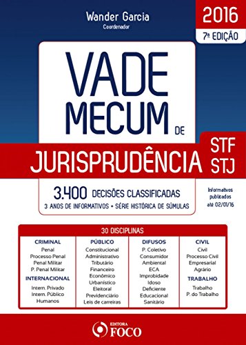 Vade mecum de jurisprudência STF/STJ:
