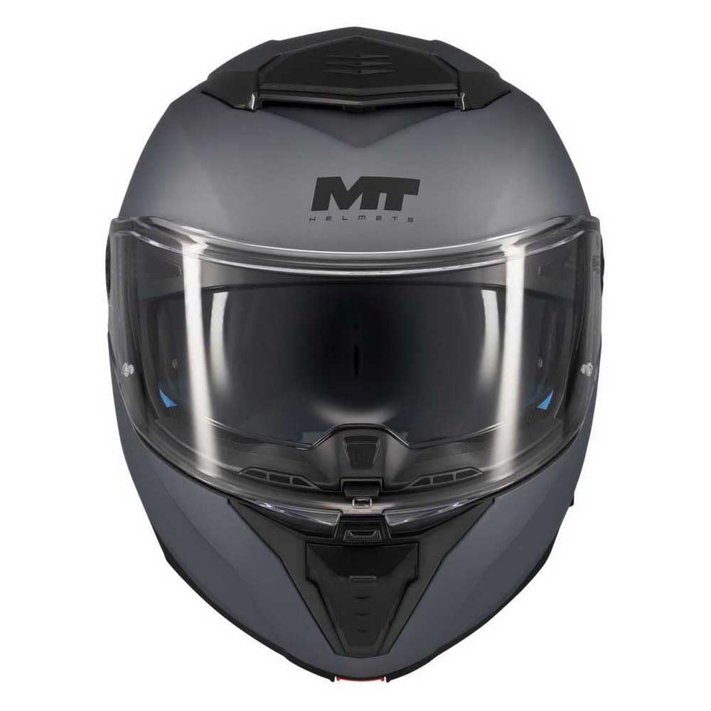 MT Helmets Atom 2 SV, Casco moto Modular Flip-Up, Visor Solar Retráctil, Interior Lavable, Preparado Intercomunicador UCS, Bloqueo frontal, Visor con posición Ventilación, Homologado ECE 22.06 & DOT