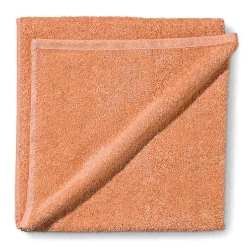 kela LADESSA - Manopla de baño, 100% algodón, rosa, 70 x 140 cm, guante de baño suave para baño y cara