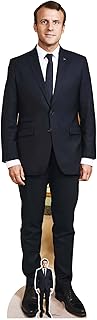 Star Cutouts SC4076 Emmanuel Macron French President France Lifesize Cardboard Cutout with Free Mini