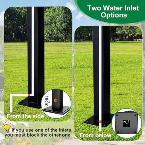 Robinet de Jardin Double pour une double sortie d'eau simultanée - 5