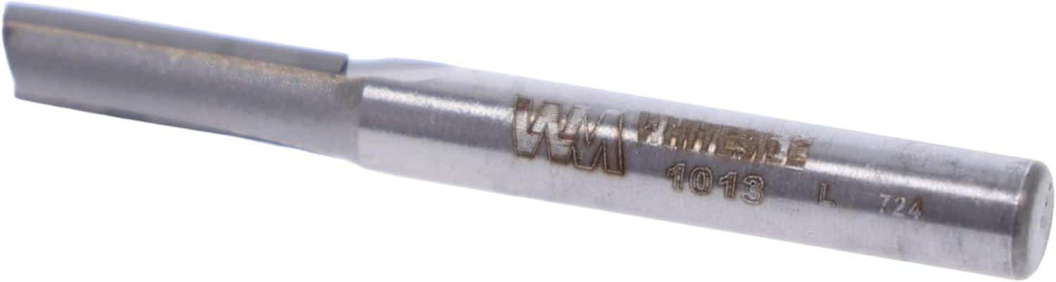 Whiteside 1013 Straight Router Bit: 1/4 Inch Cutting Diameter, 1/4 Inch Shank, 3/4 Inch Cutting Length