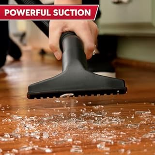 Vacmaster Red Edition VOC508S 1101 Stainless Steel Wet Dry Shop Vacuum 5 Gallon 4 Peak HP 16kPa Powerful Suction 1-1/4 inch Hose with Blower Function