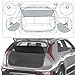 BOPARAUTO Cargo Cover for Kia NIRO Accessories & for NIRO Hybrid Accessories 2023 2024 2025 2026 Rear Black Trunk Shade Luggage Security Cover