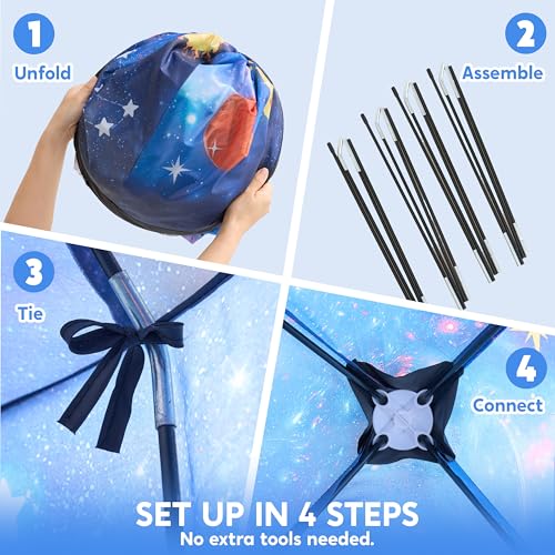Image of Joyin Space Design Play Tent for Kids - Imaginative Play Tent with Interactive Space Game Motif