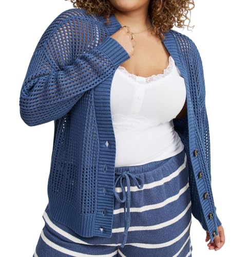 Torrid Women's Plus Size Sweater - Open Stitch...