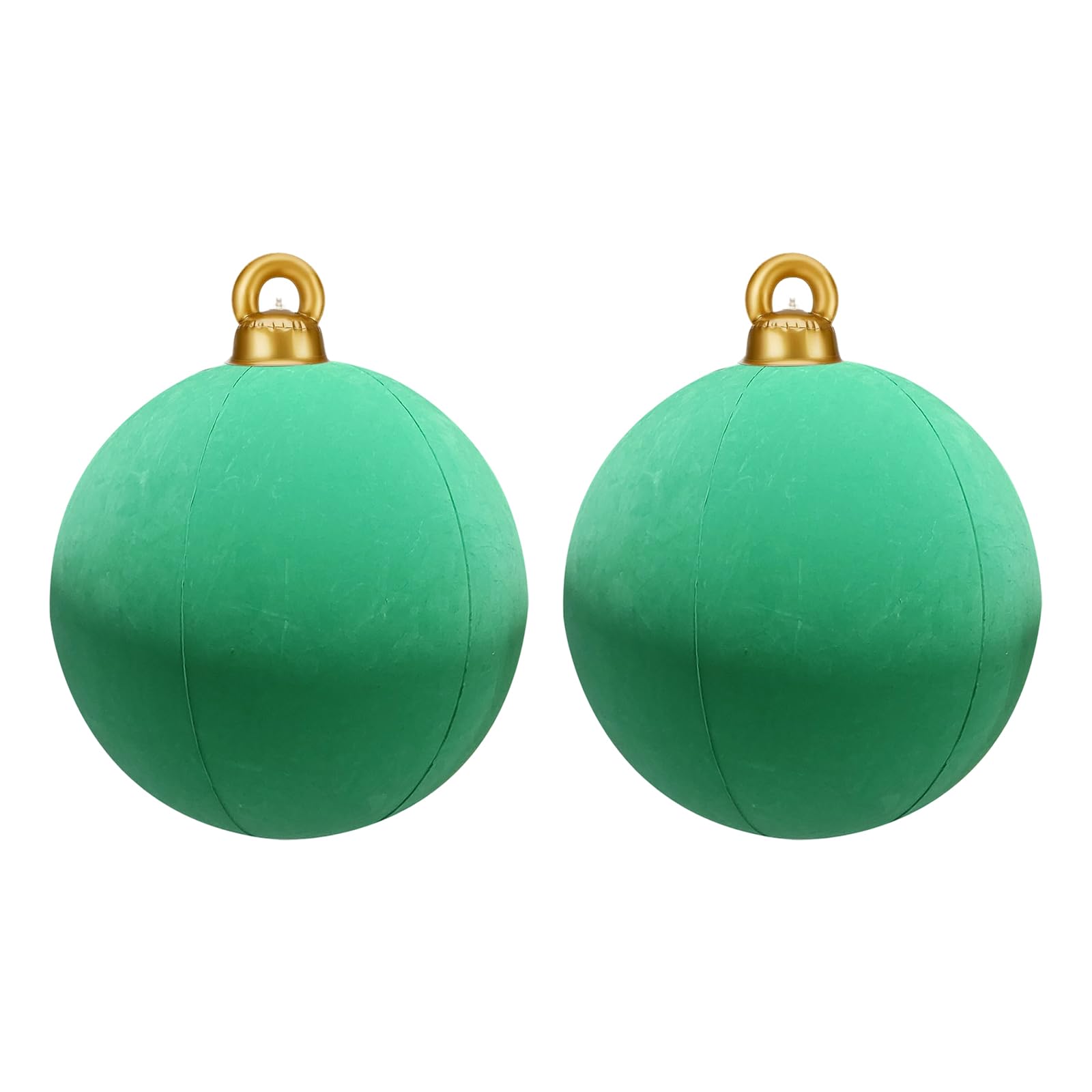Xinsheinelry 2PCS Large Flocking Inflatable Christmas Ornament Sturdy Outdoors Decors for Patios Festival Atmospheres Setups Large Inflatable Christmas Ornament