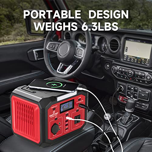 Eastvolt Portable Power Station 240W, 201.6Wh/56000mAh Lithium-Ion Battery with 110V AC Outlet, Solar Generator (Solar Panel Optional) for Emergencies Home and Outdoor Camping - Image 3