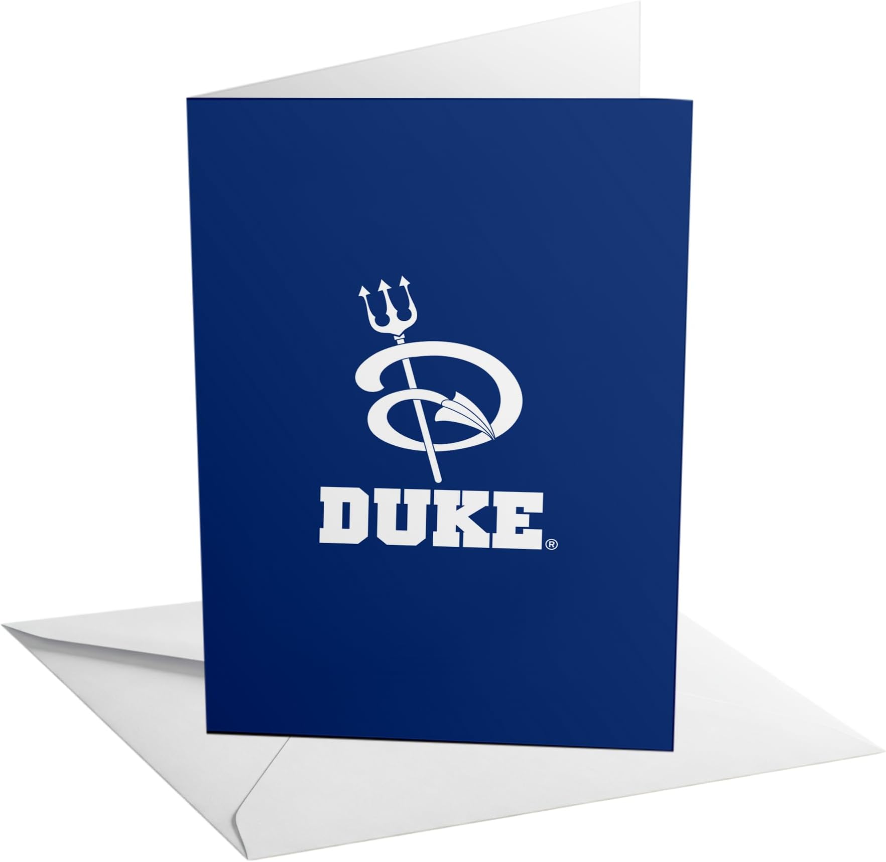 Desert Cactus Duke University 5x7 Inch Greeting Card Blue Devils Single Folded Cardstock with Envelope Party Celebration Officially Licensed (5x7 Card F - Blank)