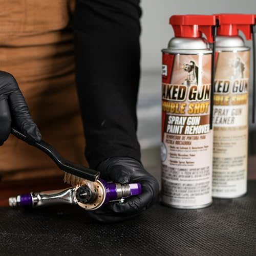 KLEAN-STRIP Naked Gun Paint Remover for Spray Guns, Powerful Solvent & Waterborne Paint Gun Cleaner, 15 Ounce Aerosol