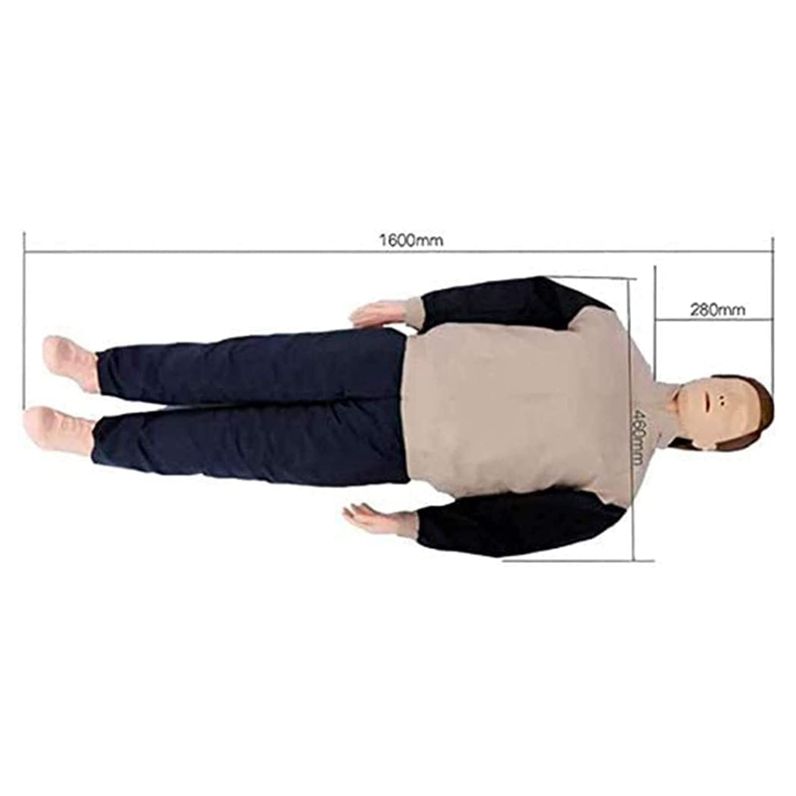 ZMIN Reanimationspuppe Erste Hilfe Trainingspuppe für medizinische pädagogische Trainingshilfe