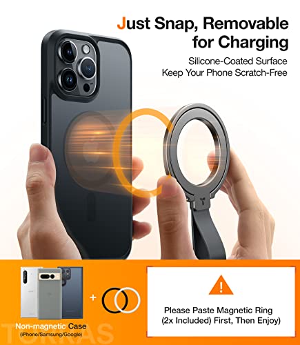 TORRAS Magnetic Phone Grip Ring Holder Kickstand & Case Magnetic - image 8