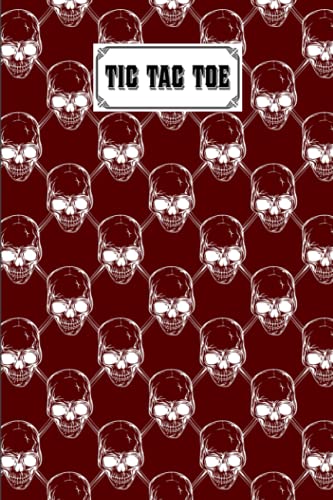 Tic Tac Toe: Games Fun Activities for Kids / Paper & Pencil Workbook for Games, Smart gifts for Family | Skull Cover by Hubert Freitag image 2