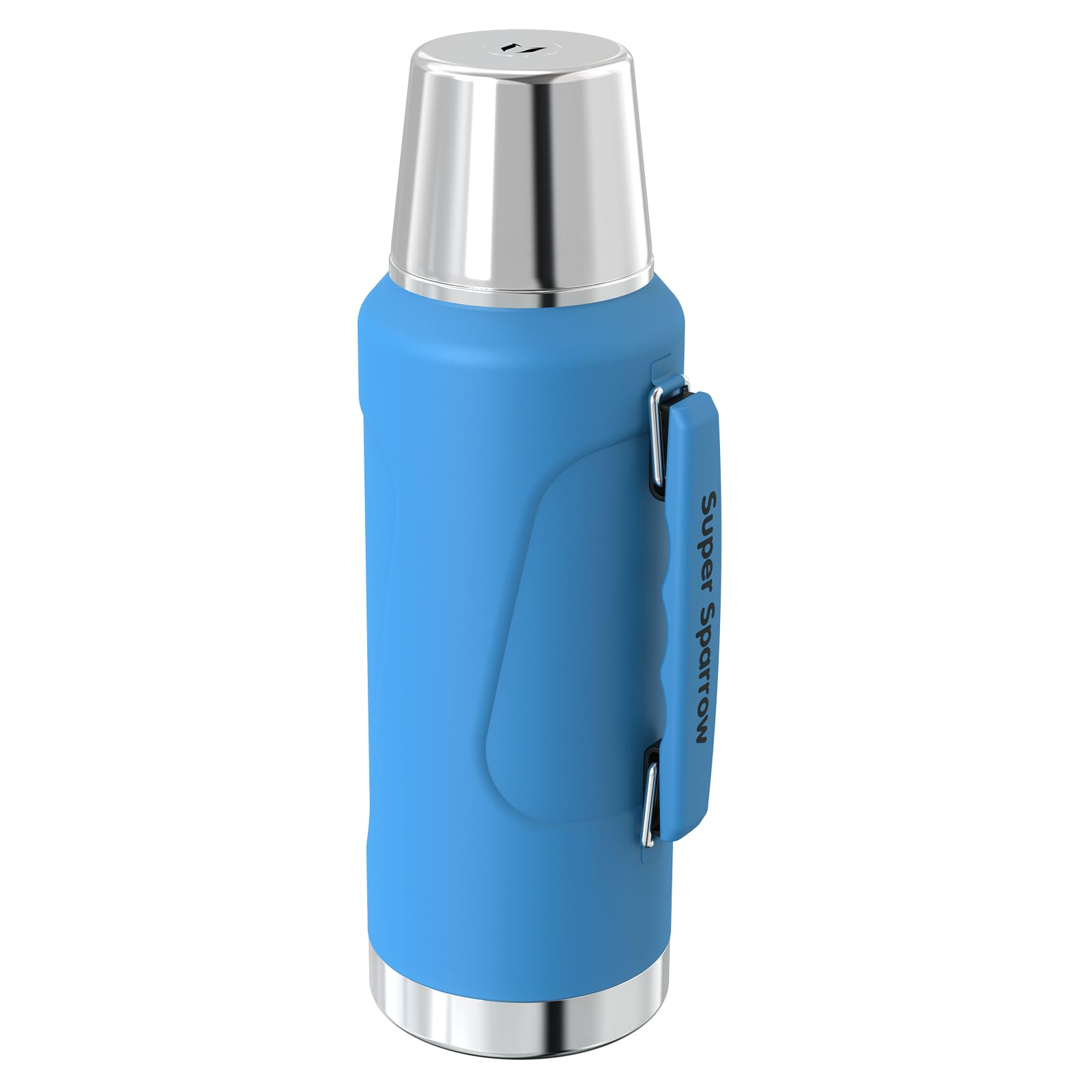 Super Sparrow Stainless Steel Water Bottle, 2L, Wide Mouth Vacuum Insulated Flask, BPA-Free ThermosBottle