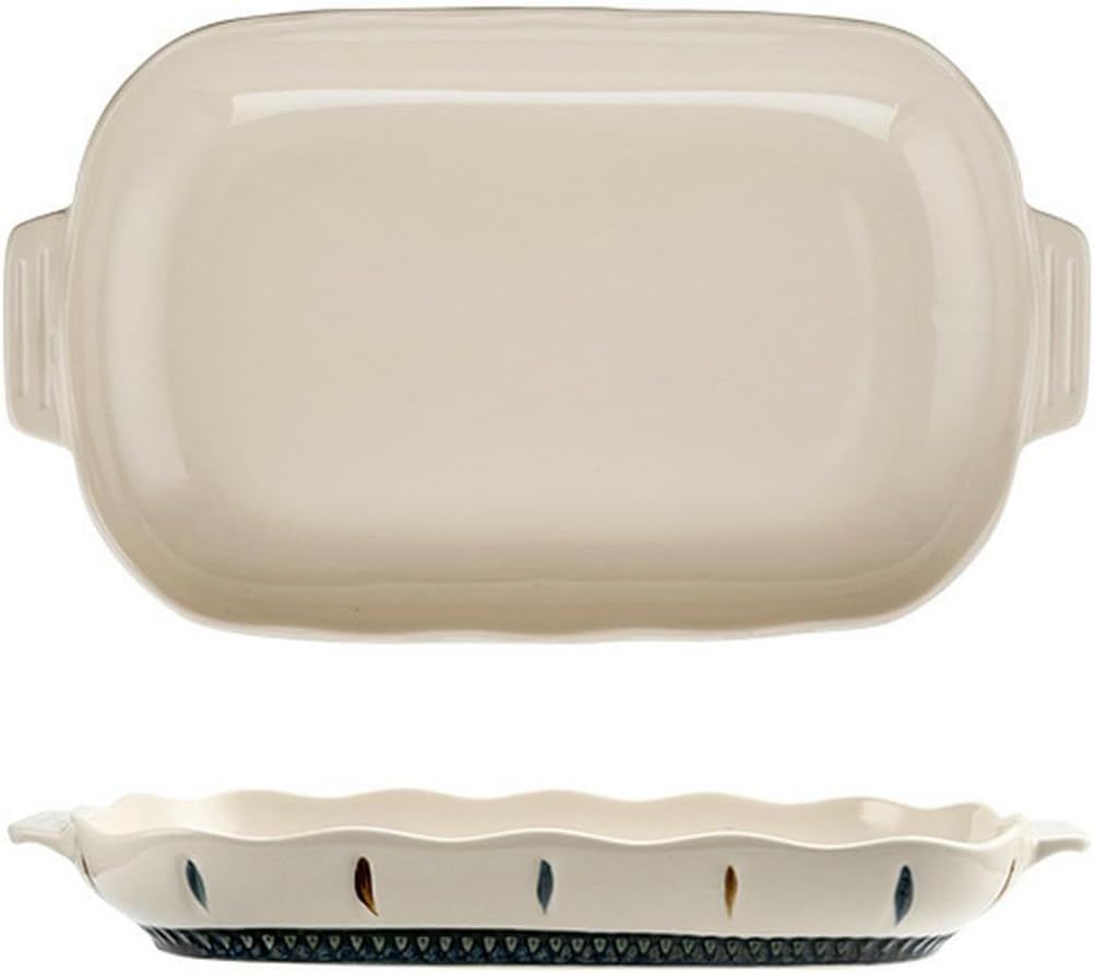 Vintage Rice Bowls ，Ceramic Tableware Rice BowlJapanese household simple, exquisite and high temperature resistant creative ceramic plate-tablespoon(7-inch disc (48))