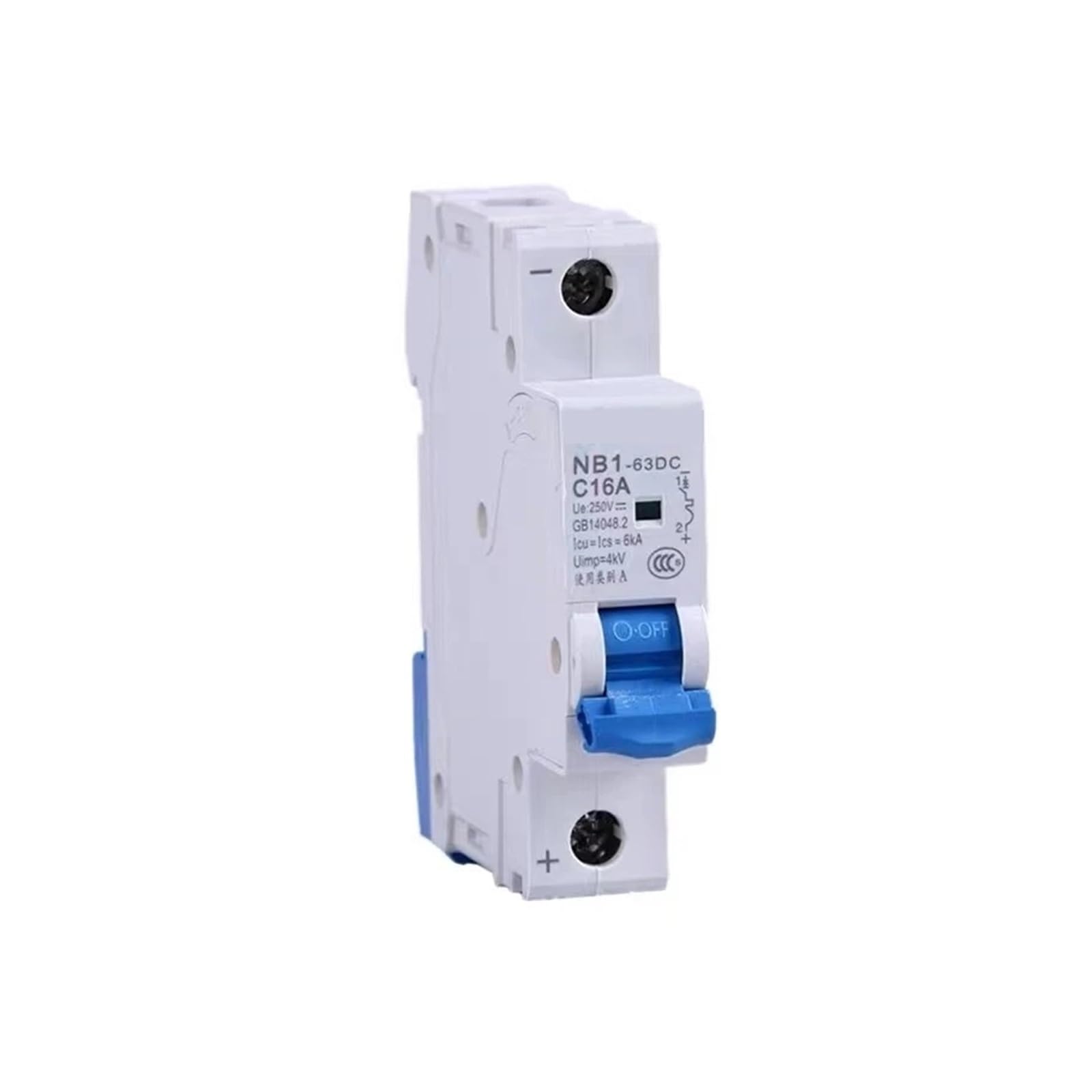 Disjoncteur MCB 4P DC1000V 63A pour protection de ligne de tension continue