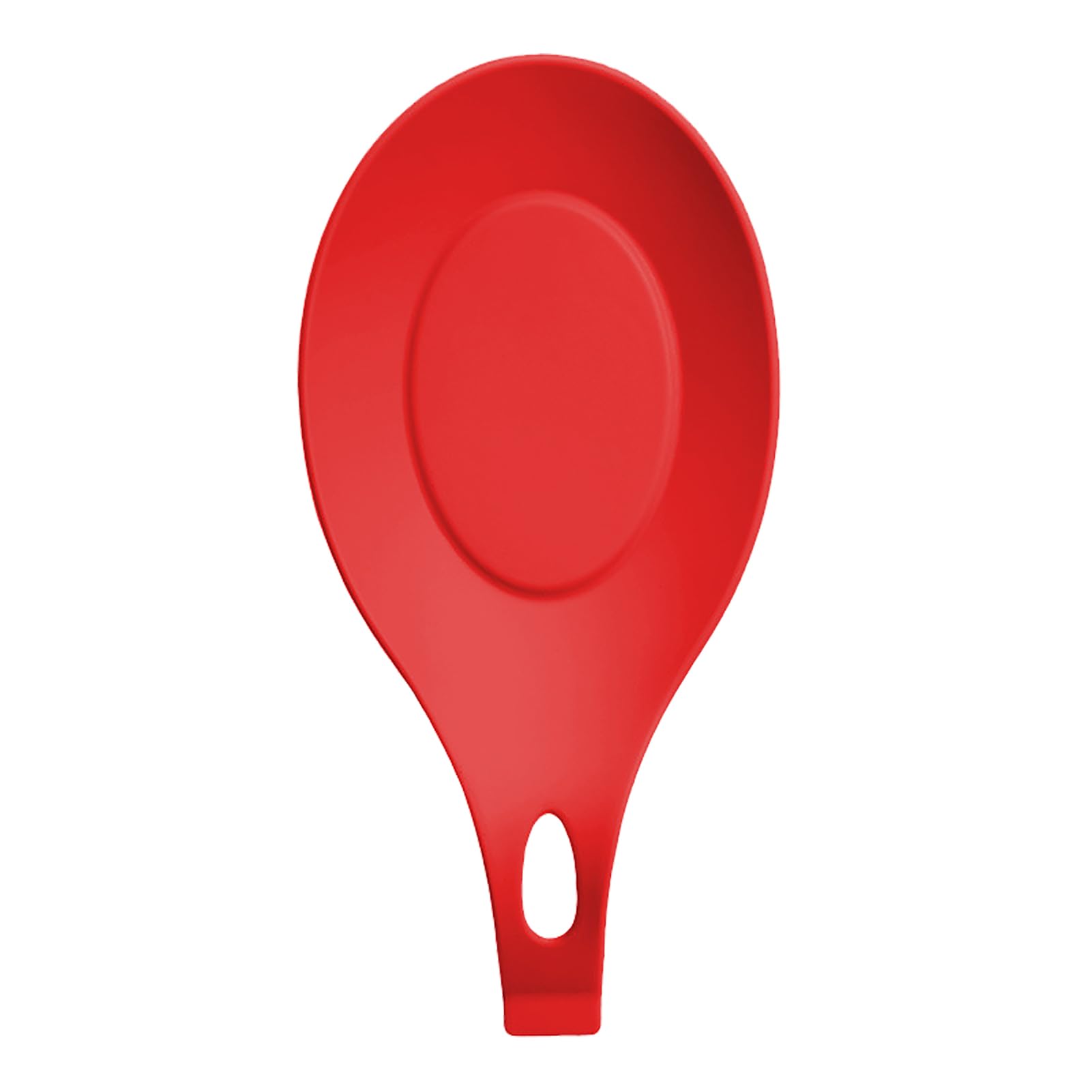 Silicone Spoon Rests, Kitchen Utensil Holders for Stove Top,Silicone Spoon Holder for Kitchen Counter (Red)