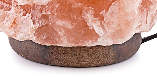 Himalayan Salt Lamp，Dimmable Salt Lamp, Natural Himalayan Crystal Rock Salt Lamp Pink Light, Hand Crafted Wooden Base Direct From Foothills Of The Himalayas Home Decor, Night Light & Gifts #TOP4