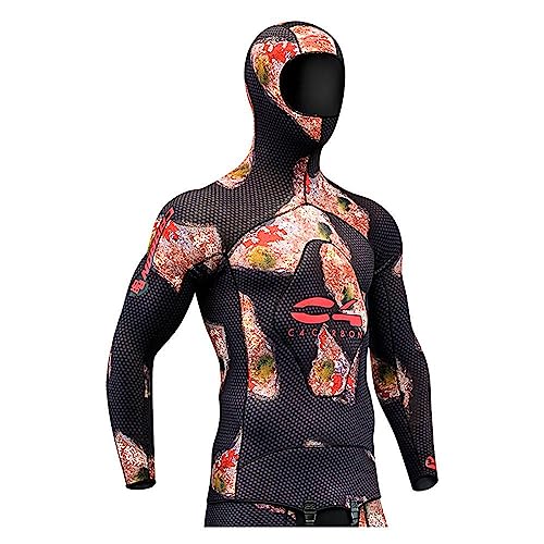  C4 Giacca muta da pesca subacquea CARBON ROCK 5mm size 1
