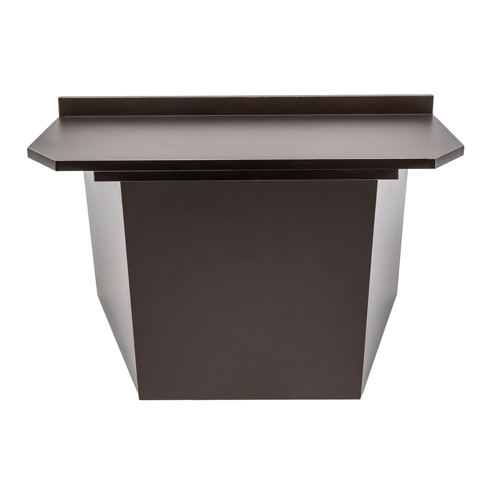 YUTOUB Wooden Black Folding Desk Podium, Foldable Tabletop Podium, Portable, Environmentally Presentation Podium, Lectern Book Stand for Reading in Churches, Restaurants, and Classrooms