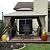 PURPLE LEAF 10' x 12' Outdoor Hardtop Gazebo, Champagne Aluminum Gazebo with Galvanized Steel Double Roof, Curtains and Netting for Patio Lawn and Garden