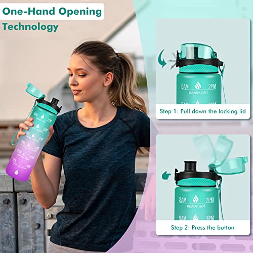 ZOMAKE Borraccia Palestra 1 Litro