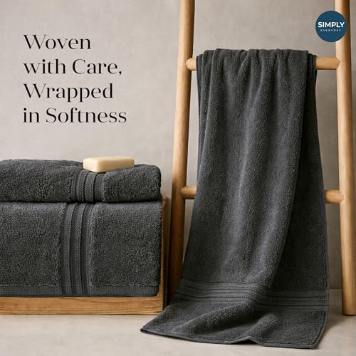 Image of Jasmine Quick Dry, Super Absorbent, Soft Beach, Bath & Sports Towel, Grey 70 x 140cm, 350 GSM, Heavy