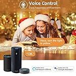 Smart LED Light Bulbs 150W Equivalent, 1600LM 16W Alexa Light Bulbs, A19 E26 Ultra Bright Color Changing Light Bulbs, 2.4 GHz WiFi Dimmable Light Bulbs Compatible with Alexa, Google 4 Packs(Upgrated) - Image 3