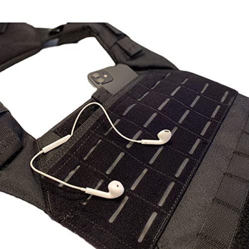 Image of Northgym Adjustable Weighted Vest /Incl. 3D Weight Plates in 14lbs / 20lbs / 30lbs / 42.5lbs - Optimized Weight Distribution and with Curved Plates for Running, Functional Training and Working Out