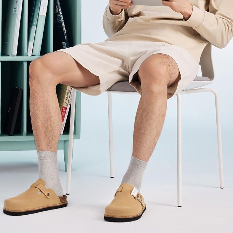 Men's Sweat-absorbing Boneless Cotton Socks Are Highly Elastic and Do Not Pinch The Feet