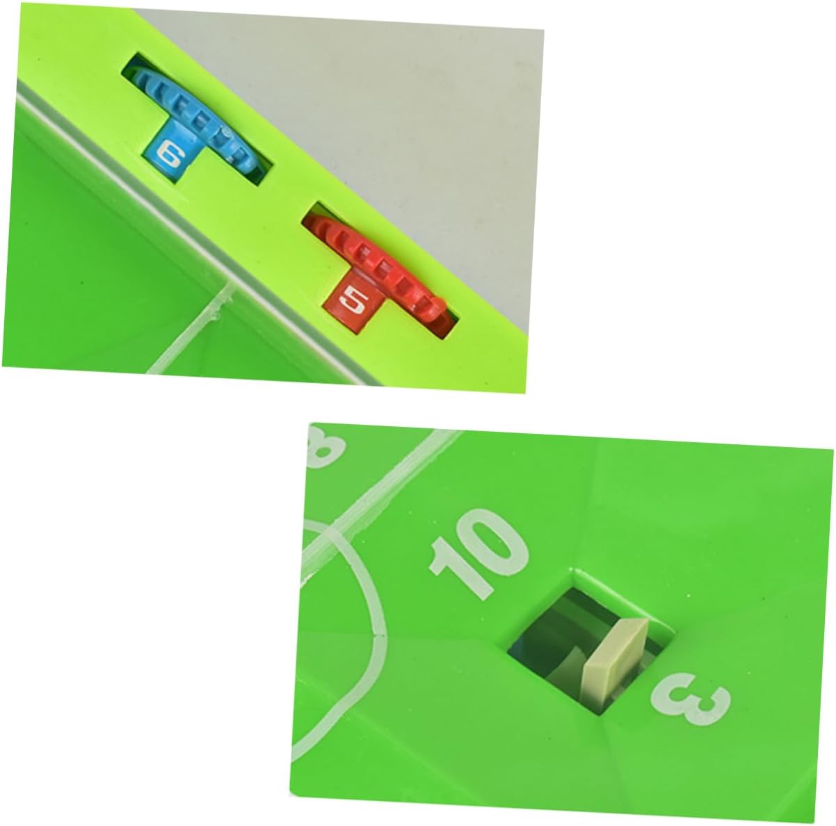 YARNOW Mini Tabletop Soccer Game Toy for Boys and Girls Adults 2-Player Interactive Football Game Fun Family Entertainment No Battery Required for Home Office