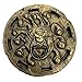 Cryptic Creative Gold Eye Tyrant Decision Coin D2 Heads-Tails - Yes-No RPG LARP