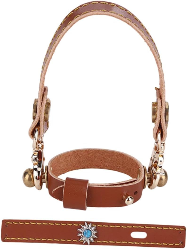 BESPORTBLE Camping Lantern Hanging Rope and Leather Carrying Strap Set, 3pcs Portable Carrier for Outdoor Lanterns and Water Bottles, Sturdy Leather Straps for Camping and Hiking Accessories