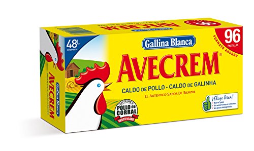 Caldo de pollo deshidratado avecrem 960g.(4g. x 24)