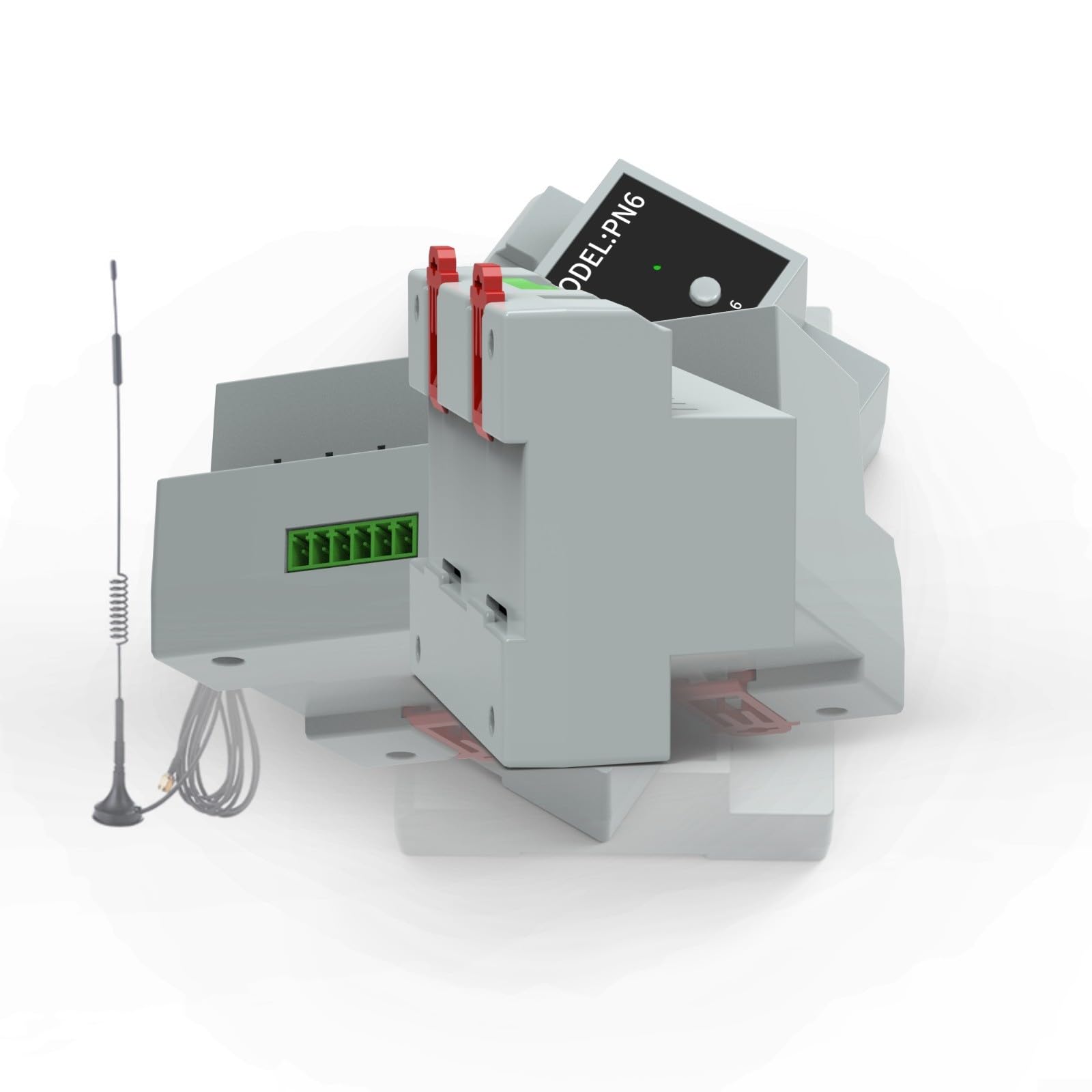 Modulo relè WiFi compatibile a 6 canali, interruttore intelligente 16A con override manuale e interfacce personalizzabili per il controllo degli elettrodomestici (antenna wifi Ex)