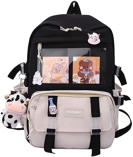 Sac à Dos Kawaii Avec éPingle Kawaii Et Accessoires Sac à Dos Mignon Cover