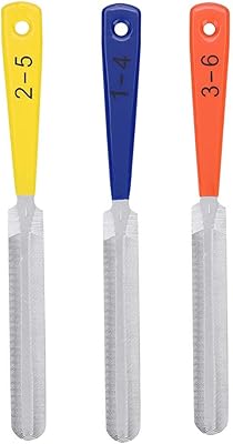 Bnineteenteam 3PCS Guitar Nut File Set Nail Puller Repair Tool Stainless Steel Guitar Fret File for Bass Mandoline Banjo Ukulele