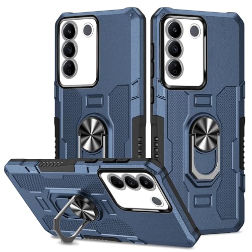 Coque Vivo V27e antichoc avec anneau rotatif et protection rigide en PC