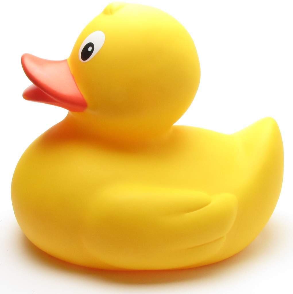 Duckshop XXL-Badeente LIna - gelb I Quietscheente I L: 30 cm