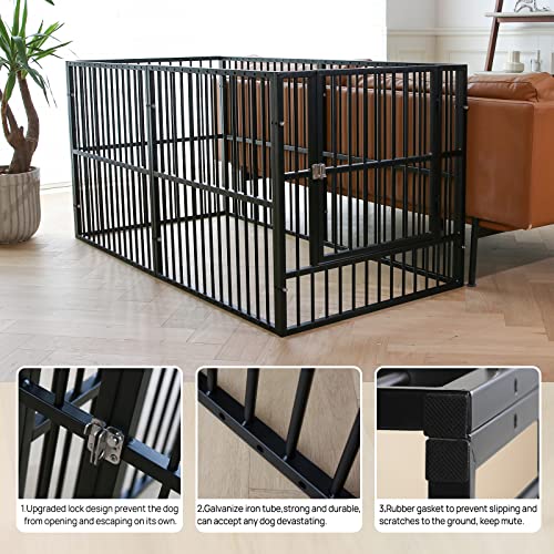 Rypetmia Dog Playpen 31.5" Height Puppy Pen,Heavy Duty 31"- 63" Inch Extendable, Safe And Sturdy Dog Pens, Easy Assemble For Outdoor Indoor Pet Playpen #TOP3