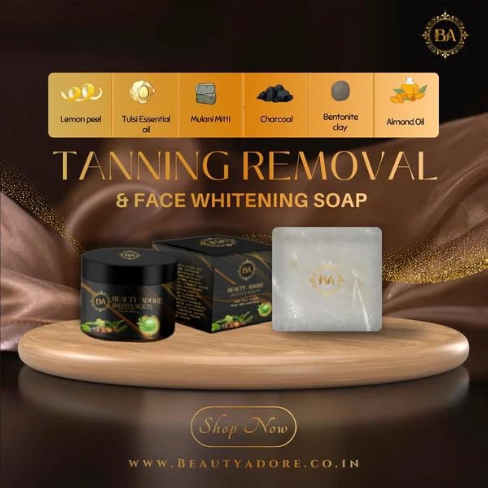 Beauty Adore Pigmentation Cream & Tan Removal Soap Combo for Men & Women