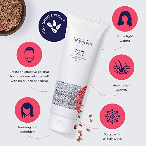 Image of Arata Zero Chemicals Hair Styling Combo, Hair Gel, 125 ml with Hair Cream, 100 g