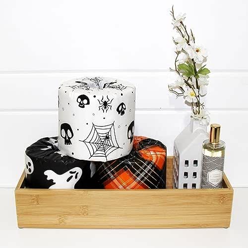 Decorative Toilet Paper Covers, 9 Wraps 3 of Each Design