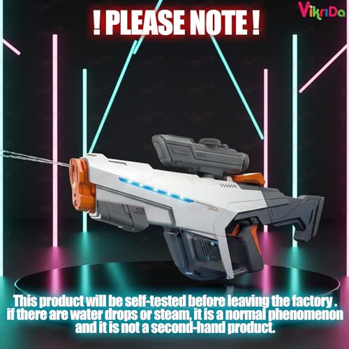 Image of VikriDA Electric Automatic Rechargeable Water Gun Pistol WG-2307 High Pressure Water Blaster for Kids Beach, Pool & Outdoor Summer Toy