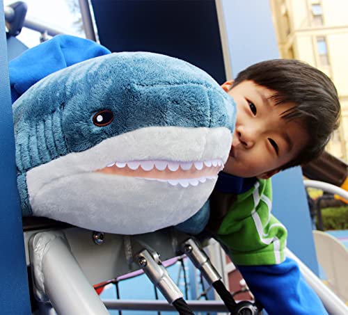 Image of Ryttir Sharks Stuffed Animal Wheel Plush Pillow,Pefect Children's Day Gifts